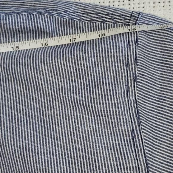 Burnside Blue Casual Button Down Long Sleeve‎ Sz XL Shirt - Picture 14 of 16